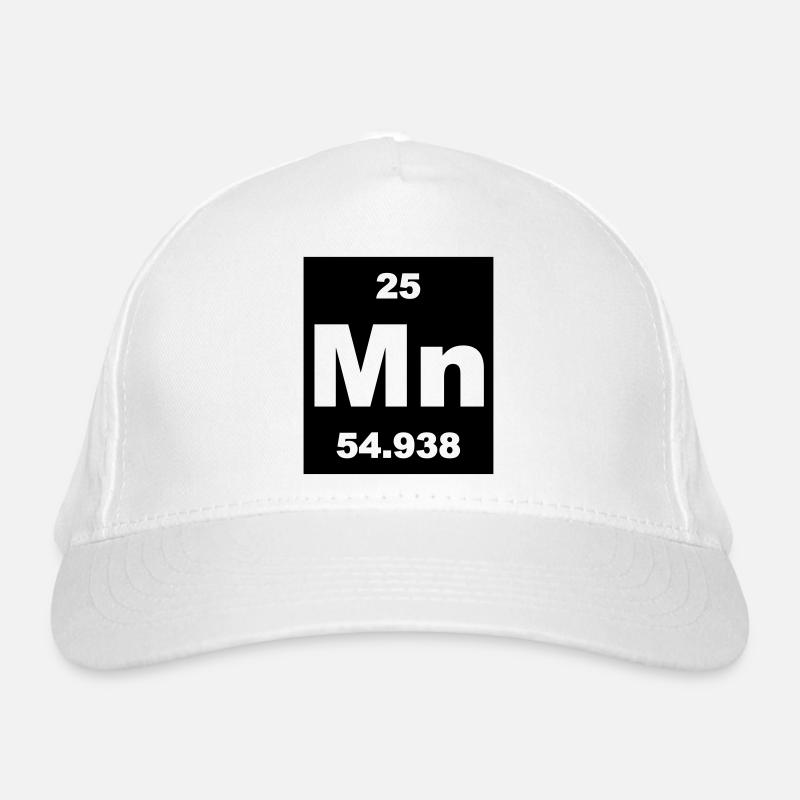 Manganese (Mn) (element 25) Organic Baseball Cap