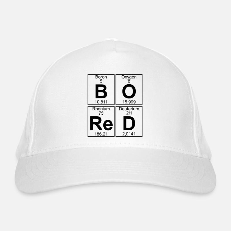 B-O-Re-D (bored) Organic Baseball Cap