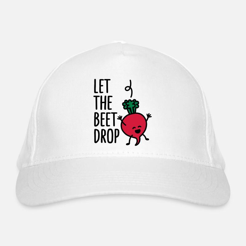 Let the beet drop Organic Baseball Cap