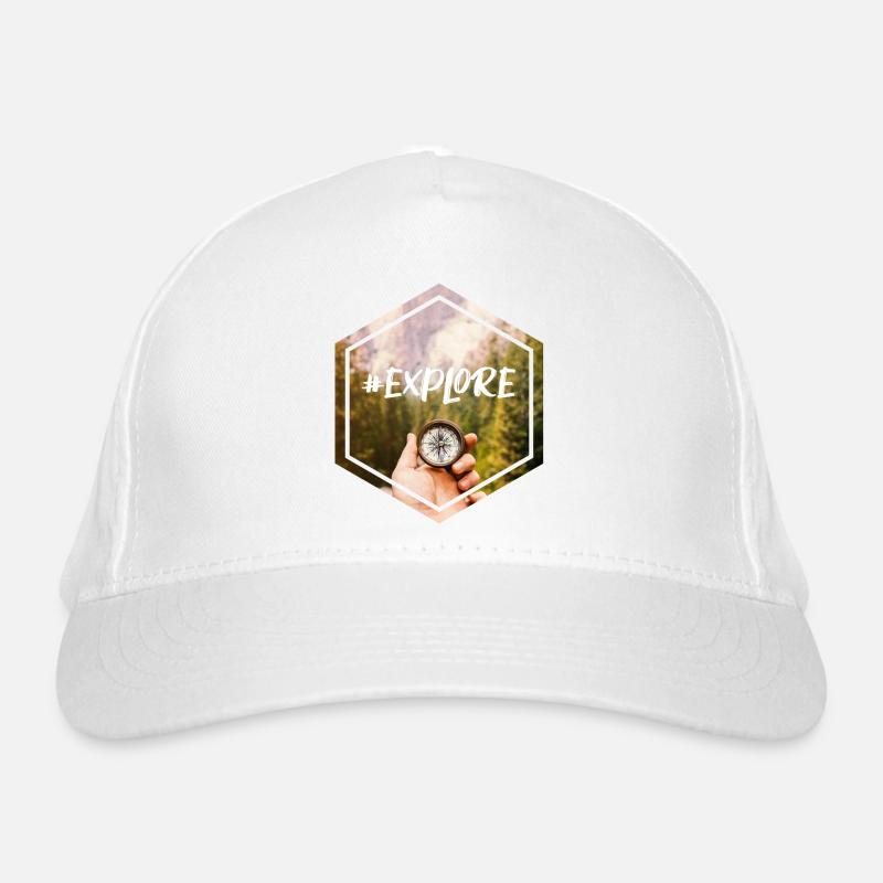 #explorer Bio-Baseballkappe