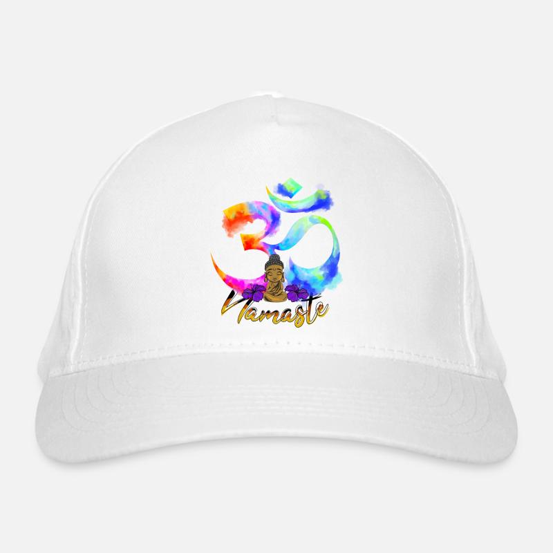 Namaste-Bogen-Iris-Buddha Bio-Baseballkappe