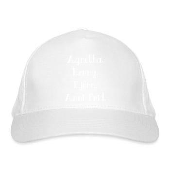 A.B.B.A. - Organic Baseball Cap - white - Front