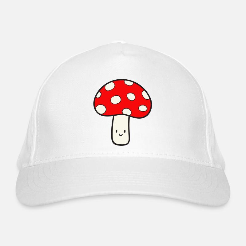 Mushroom Fly agaric Lucky Mushroom Organic Baseball Cap