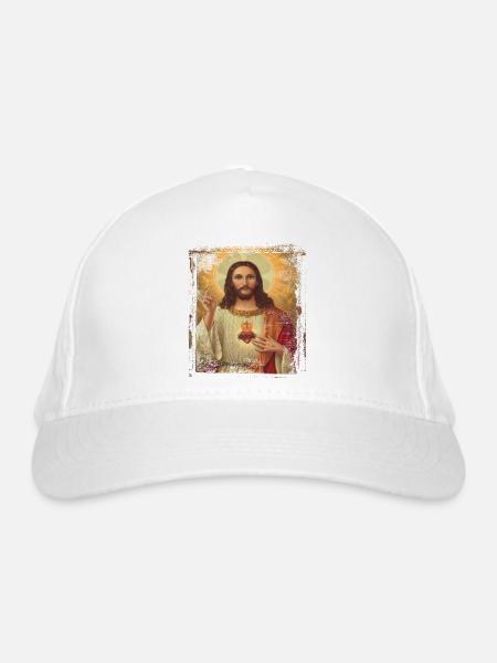 Savior - Organic Baseball Cap - white - Front