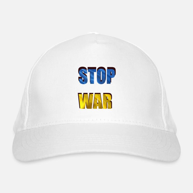STOP WAR Organic Baseball Cap