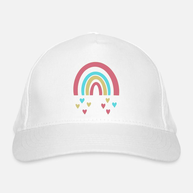 Arc-en-ciel Casquette classique bio