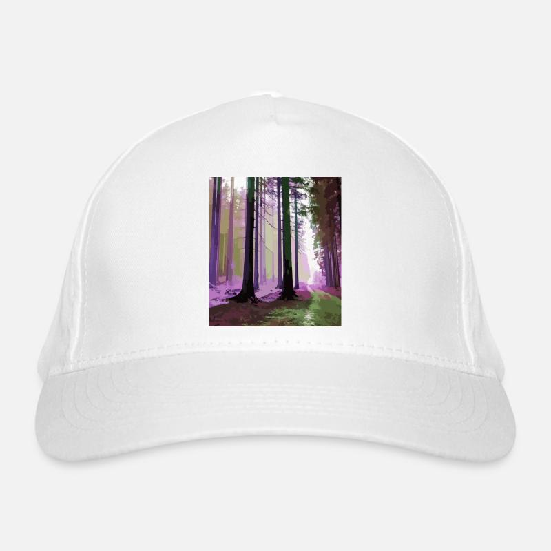 Forêt de nuages hantée Casquette classique bio