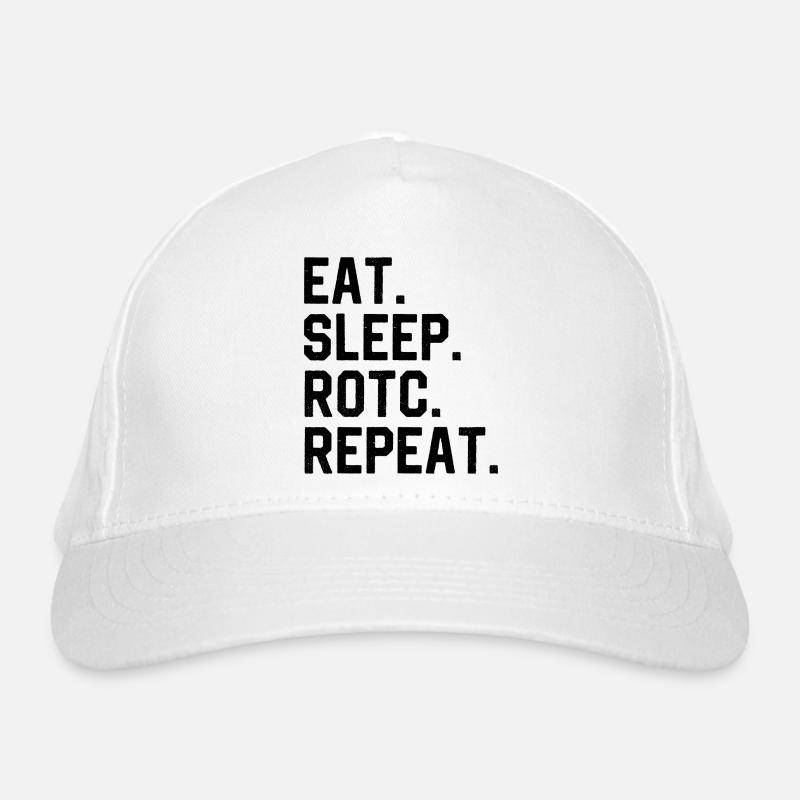 Eat Sleep ROTC Repeat Organic Baseball Cap