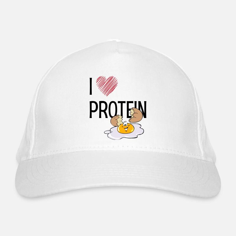 J’adore les protéines Casquette classique bio