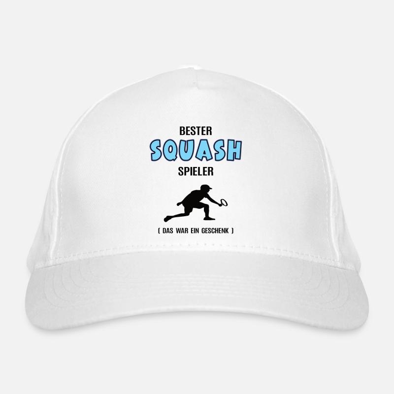 Squash Spieler Squashspieler Squashspiel Squashen Bio-Baseballkappe