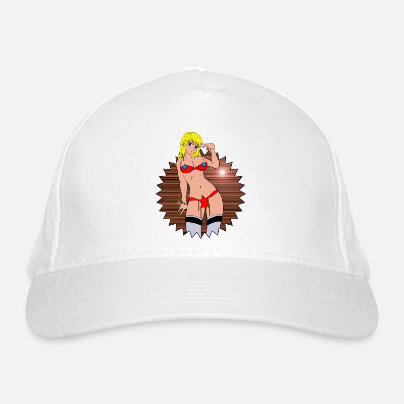 Festive bikini Organic Baseball Cap