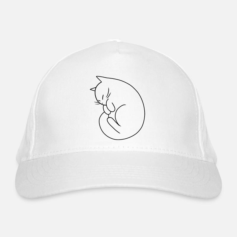 Schlafendes Böhnchen Bio-Baseballkappe