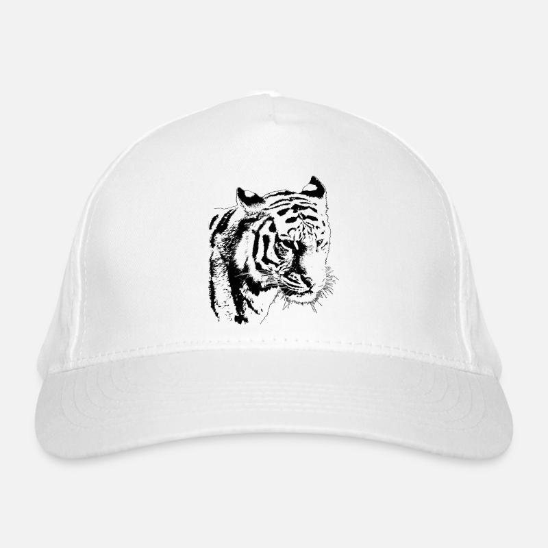 black tiger Organic Baseball Cap