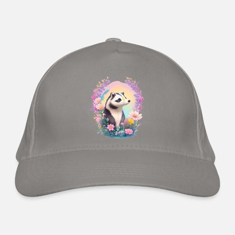 kleiner Dachs Bio-Baseballkappe
