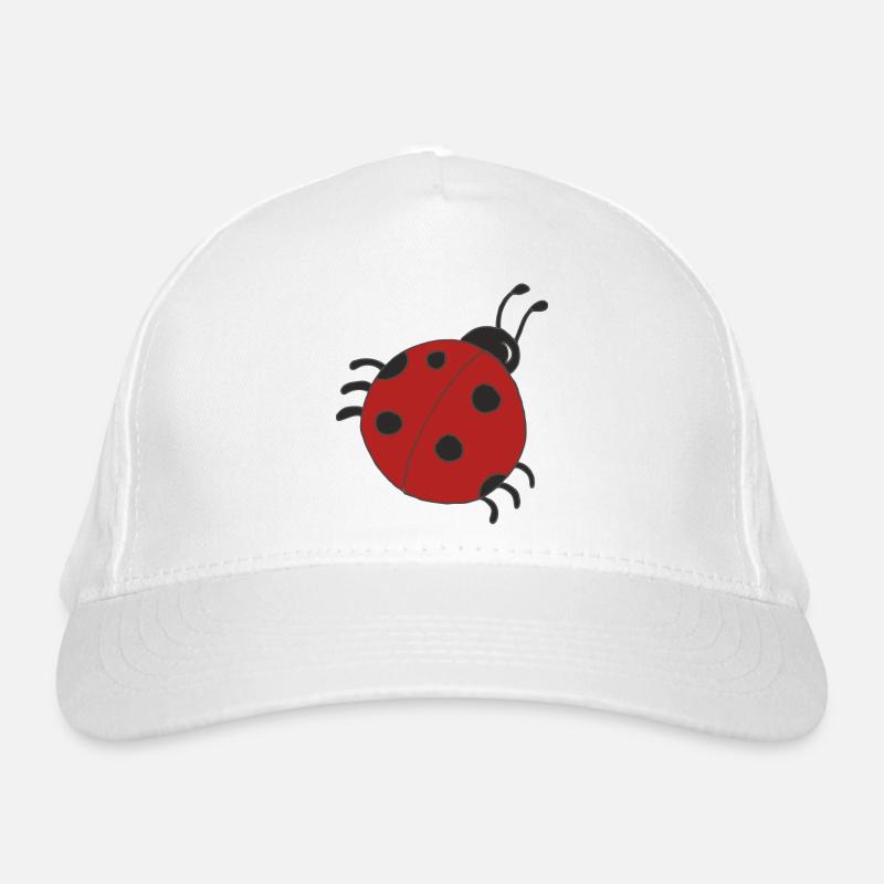 marienkäfer Bio-Baseballkappe