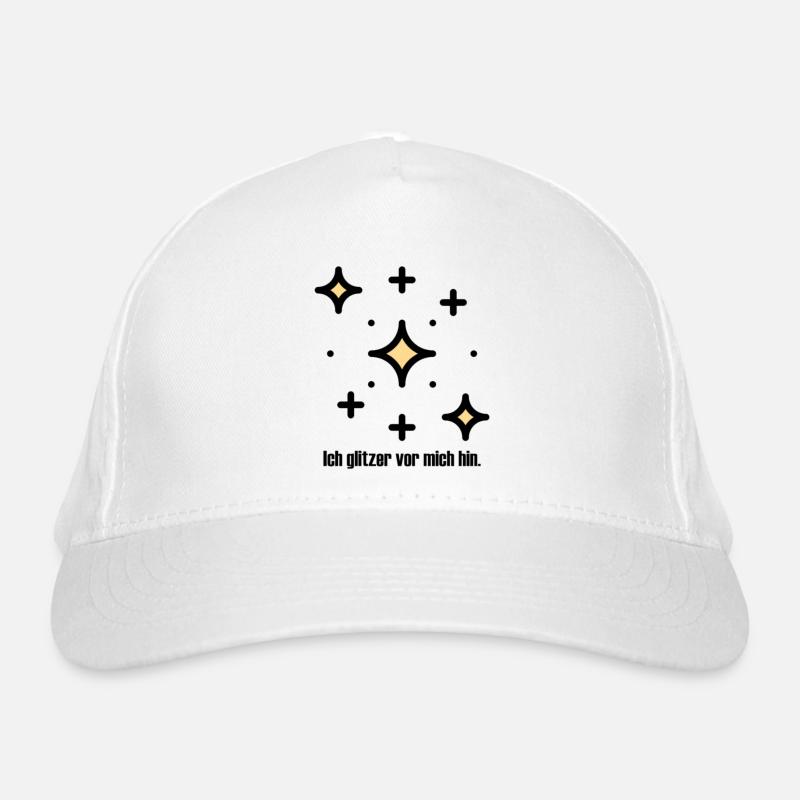 Glitzer Bio-Baseballkappe