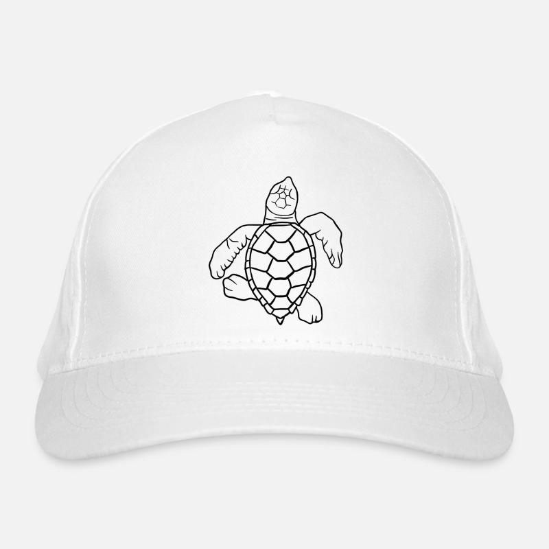 Kleine Schildkröte Bio-Baseballkappe