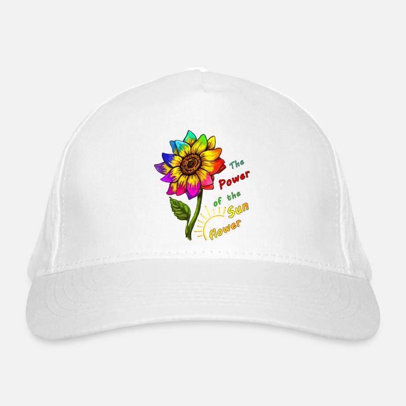 Sonnenblume Bio-Baseballkappe