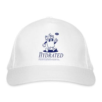 Restez hydraté - Buvez votre eau - Casquette classique bio - blanc - Devant