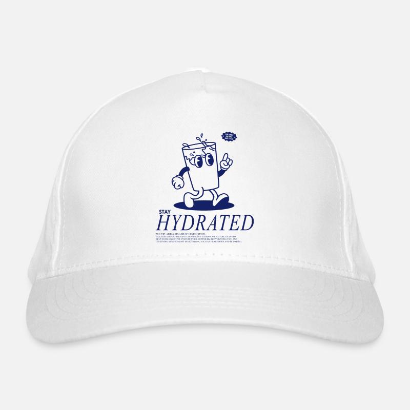 Restez hydraté - Buvez votre eau Casquette classique bio
