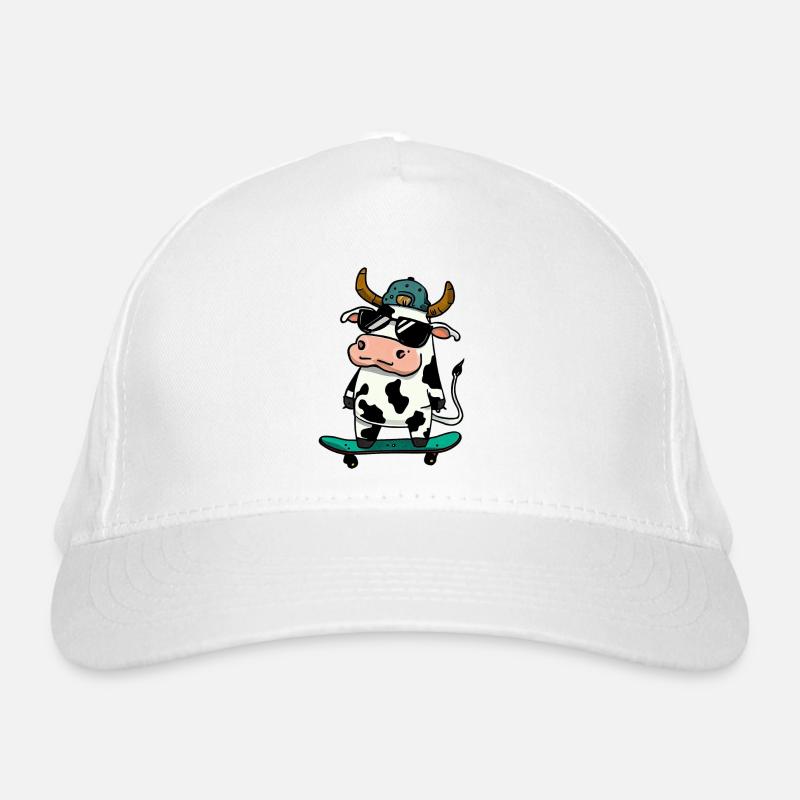 Cool Cow Skateboard Casquette classique bio