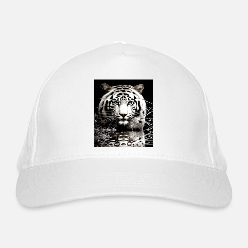 White Tiger Organic Baseball Cap