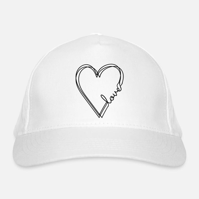 Liebe Bio-Baseballkappe