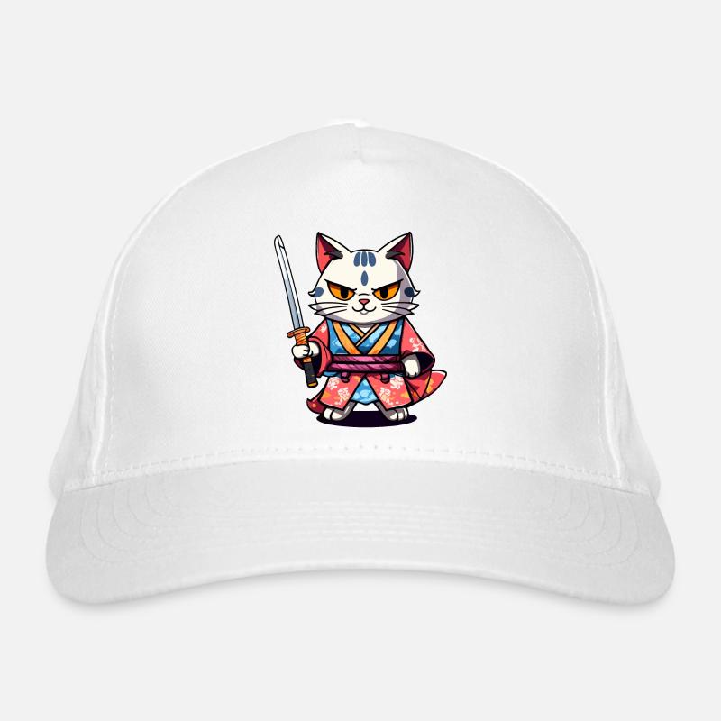 Samurai-Katze #34 Bio-Baseballkappe