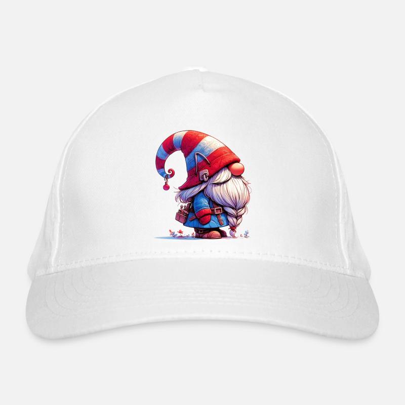Gnome Goblin Elf Organic Baseball Cap