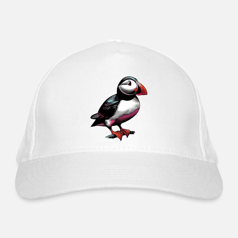 Papageitaucher Bio-Baseballkappe