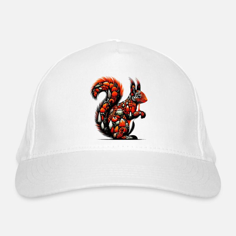 Eichhörnchen Bio-Baseballkappe