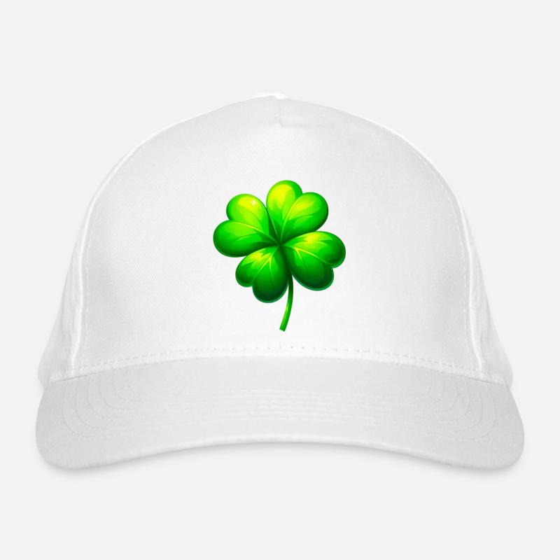 Four-leaf clover Organic Baseball Cap
