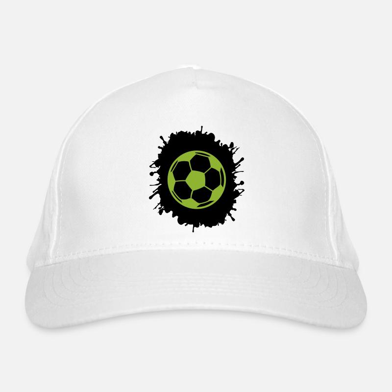 splatter fußball Bio-Baseballkappe