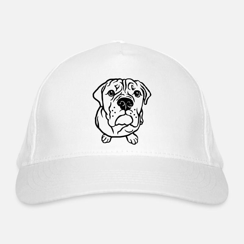 Mendicité du bouledogue Casquette classique bio