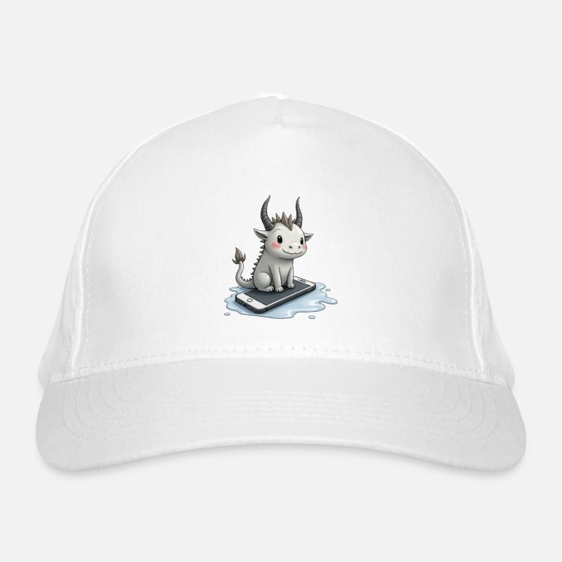 cute mythical creature on iPhone Bio-Baseballkappe