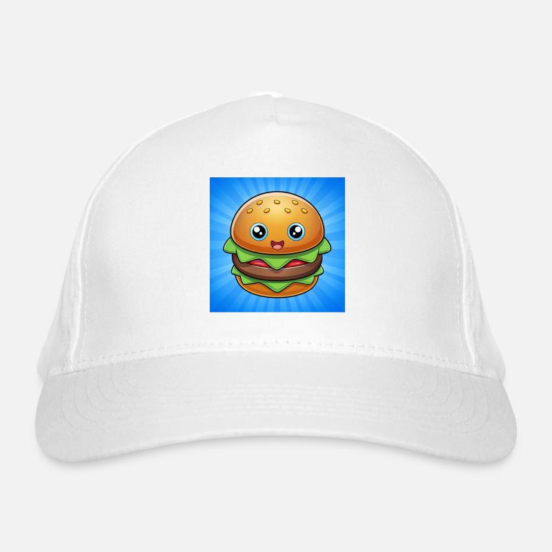 Burger sunset- Hamburger /Cheeseburger Geschenke Bio-Baseballkappe