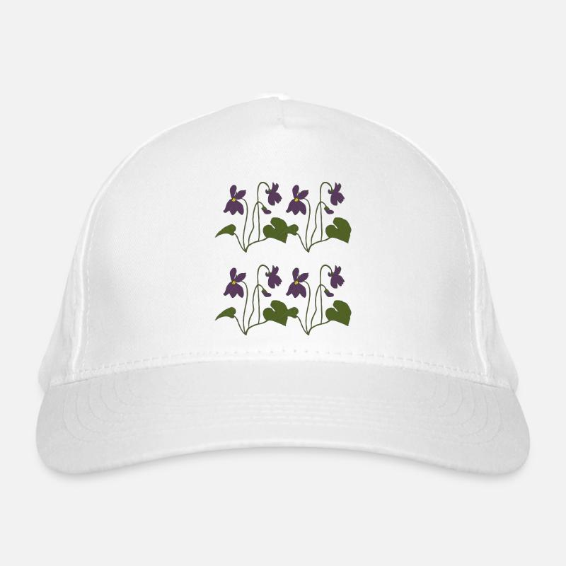 Violet 4ply Organic Baseball Cap