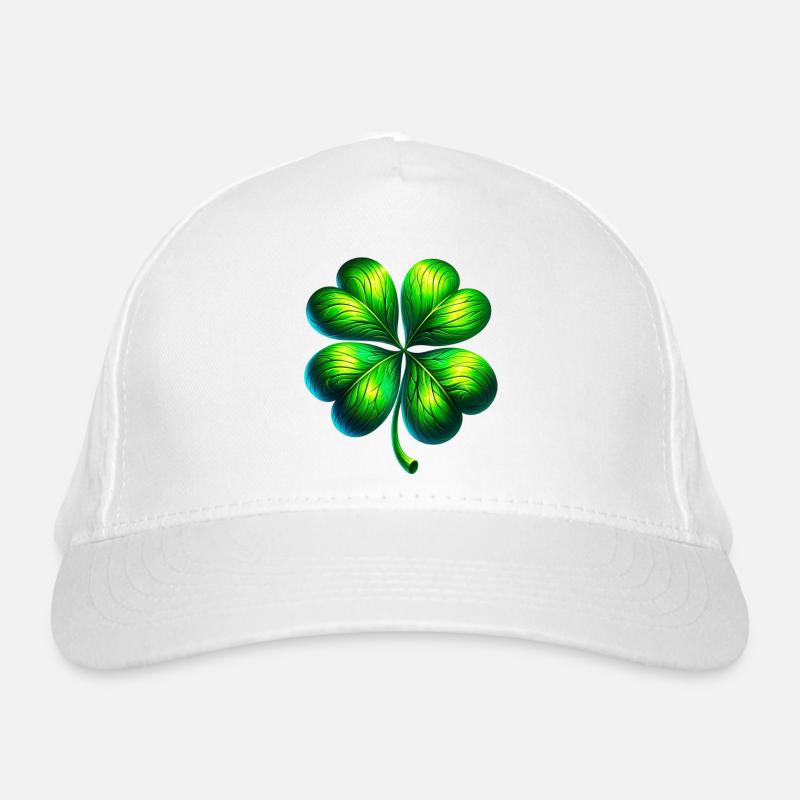 Four-leaf clover Organic Baseball Cap
