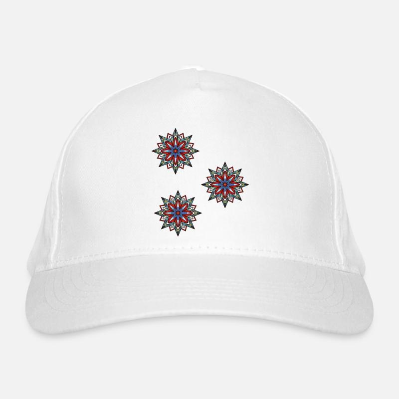 Snowflake Crystal Organic Baseball Cap
