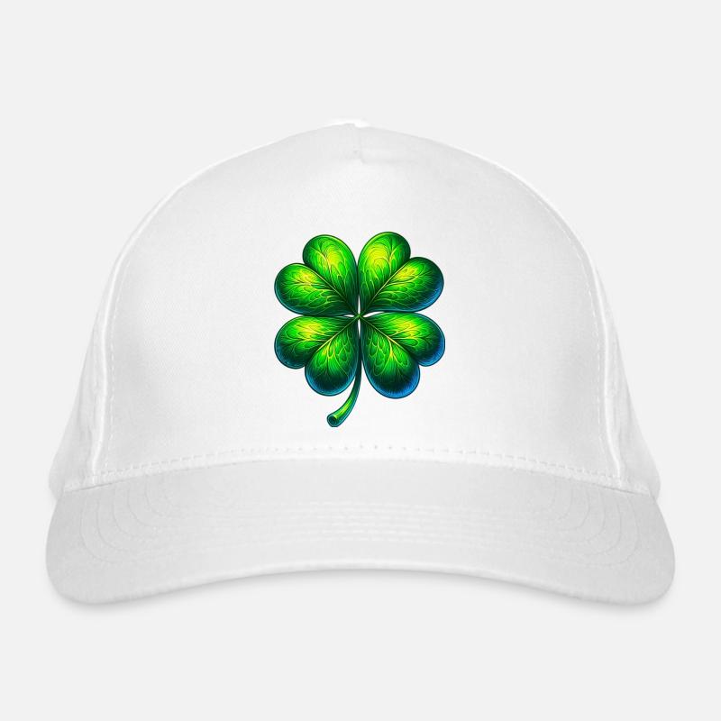 Four-leaf clover Organic Baseball Cap