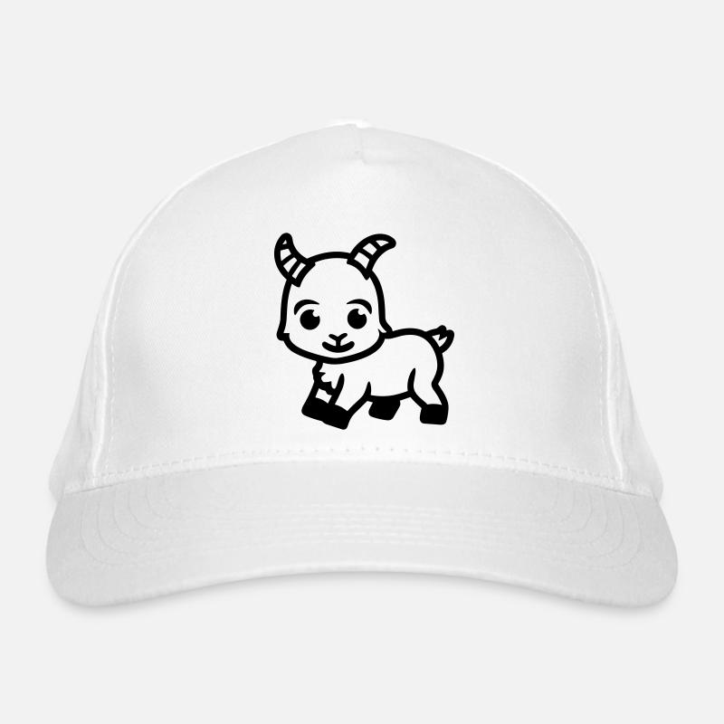 Ziegenbock Bio-Baseballkappe