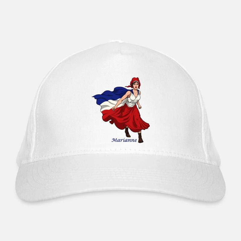 Marianne, freedom, equality and fraternity Organic Baseball Cap