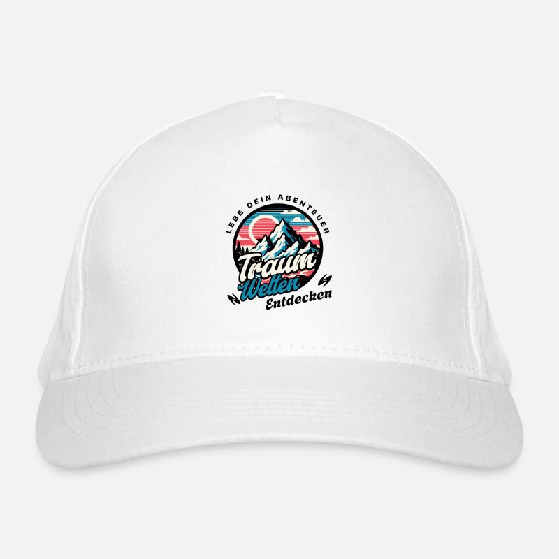 Trekking Discover mountain scenery Organic Baseball Cap
