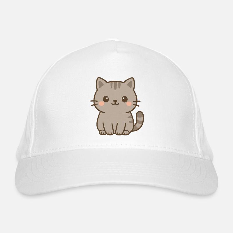 Mignon chaton gris Casquette classique bio