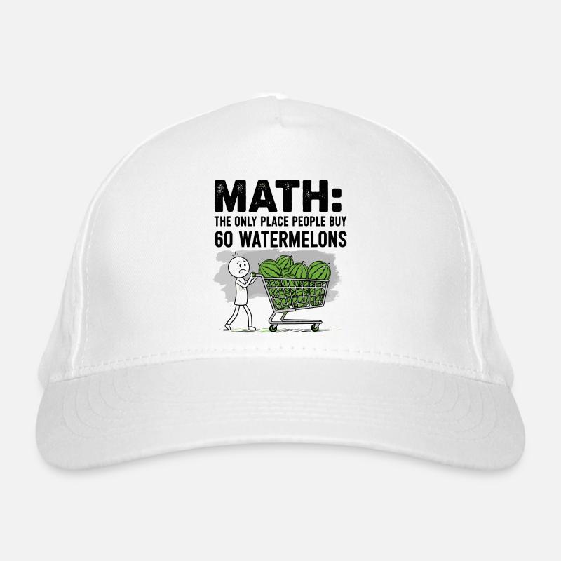 Wassermelone Enthusiast Zitat Design Bio-Baseballkappe