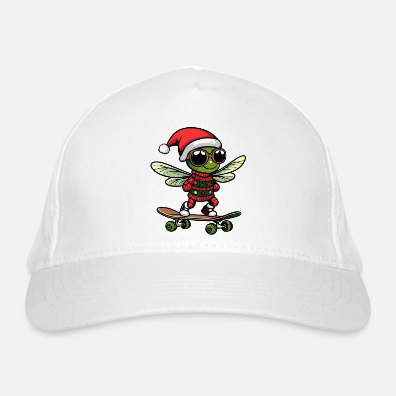 Libellule Noël drôle Casquette classique bio