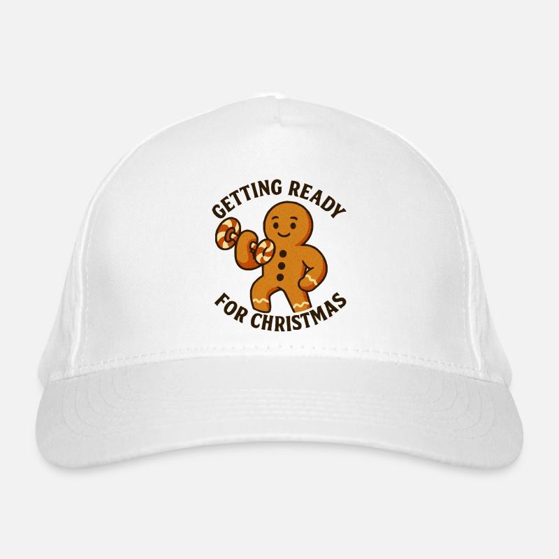 Gingerbread Hero Strength Training for the Holidays Organic Baseball Cap