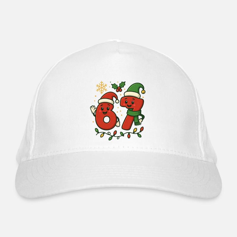 Fröhlicher Brainrot Bio-Baseballkappe