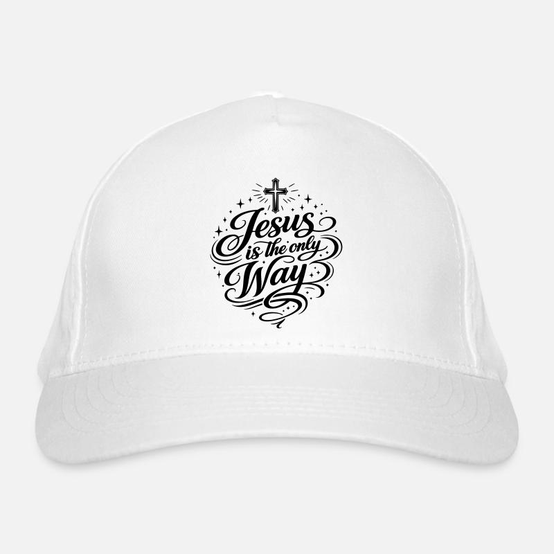 Jesus is the only way Organic Baseball Cap