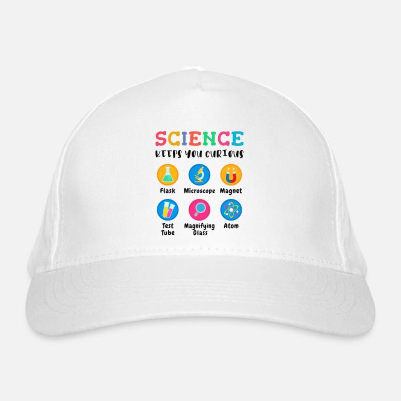 La science suscite la curiosité Casquette classique bio
